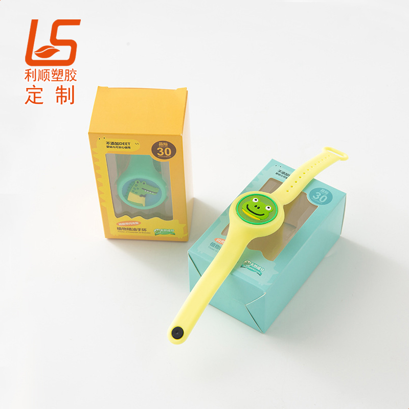 定制PVC軟膠驅(qū)蚊發(fā)夾 滴膠驅(qū)蚊鴨嘴發(fā)夾發(fā)光驅(qū)蚊手環(huán) (5)