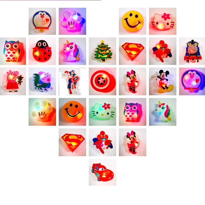 卡通軟膠LED發(fā)光鞋扣LED發(fā)光鞋扣